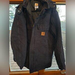 Carhartt Men's Dark Jacket with Logo Patch